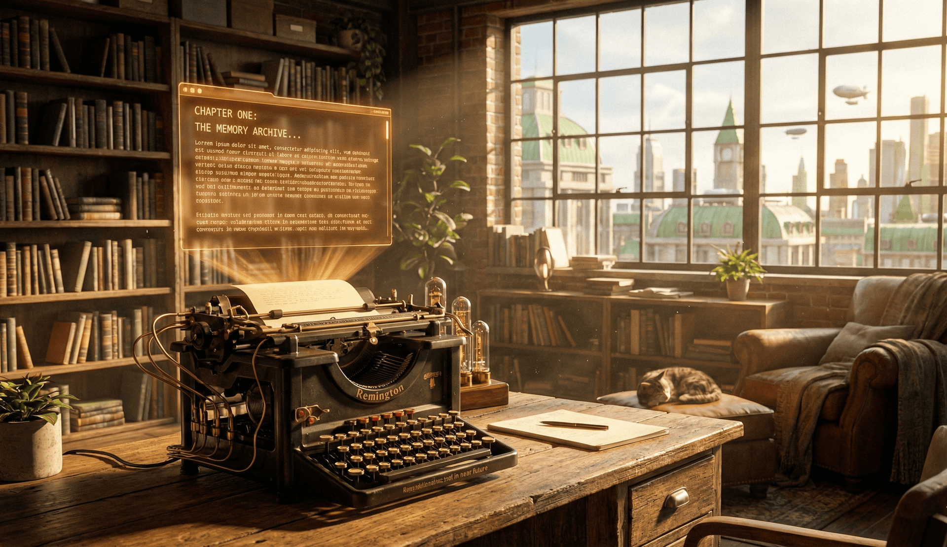 Penulis buku AI untuk buku lengkap yang koheren